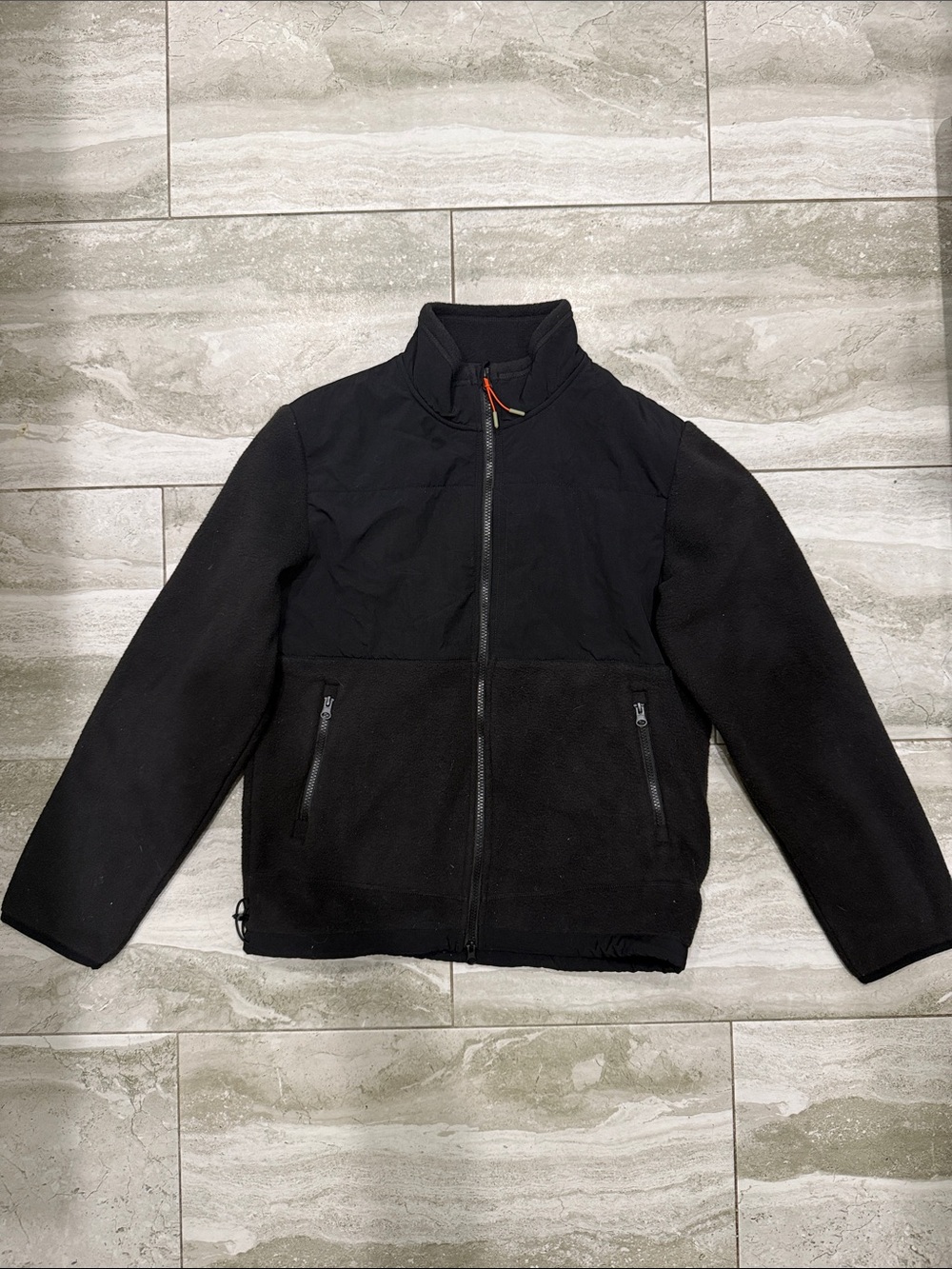 Ozark Trail Men's Black Lightweight Fleece Jacket